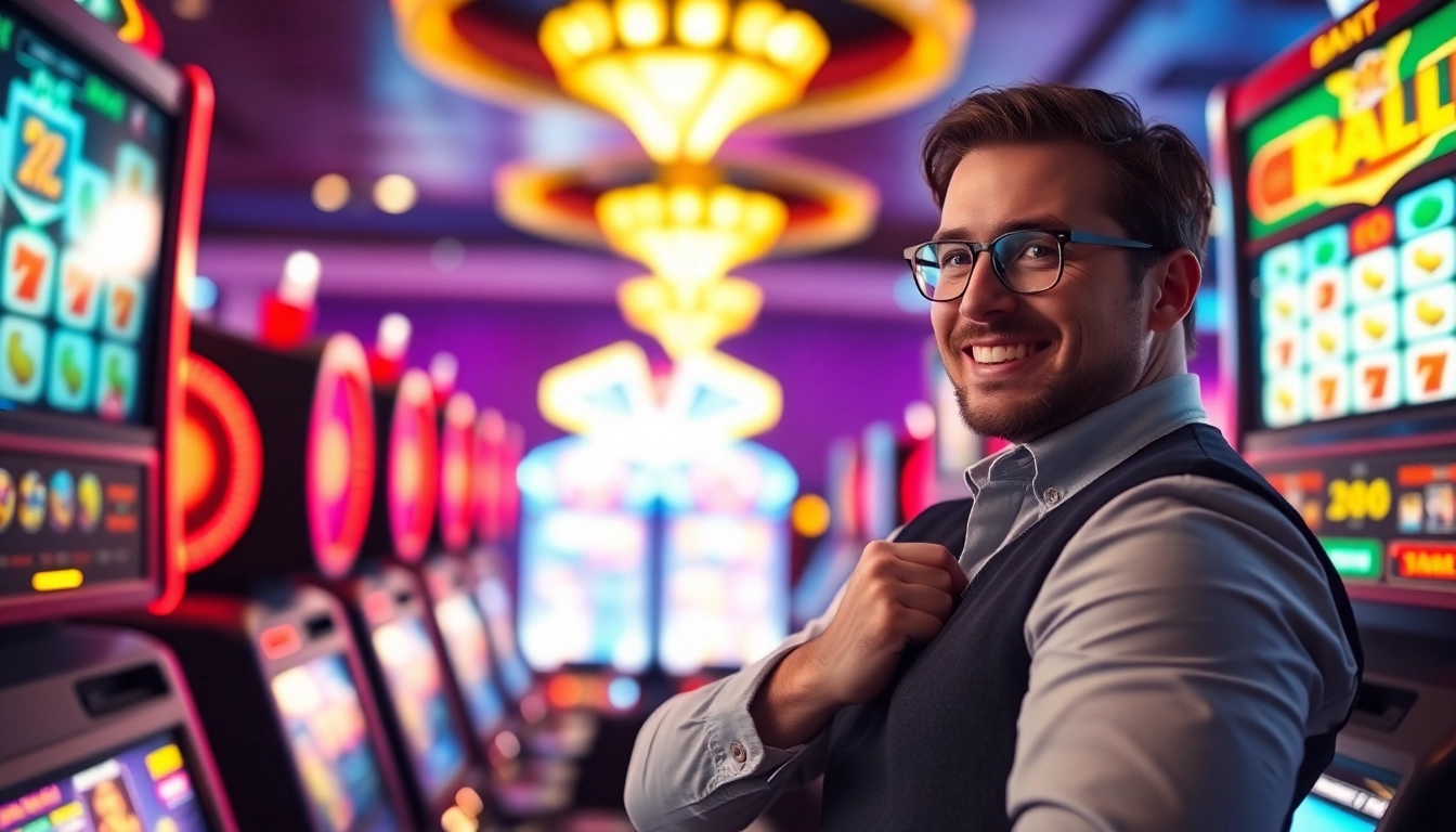 Men Toto actively playing a reliable slot gacor machine, illustrating confidence and winning opportunities at a trusted Indonesian online casino platform.