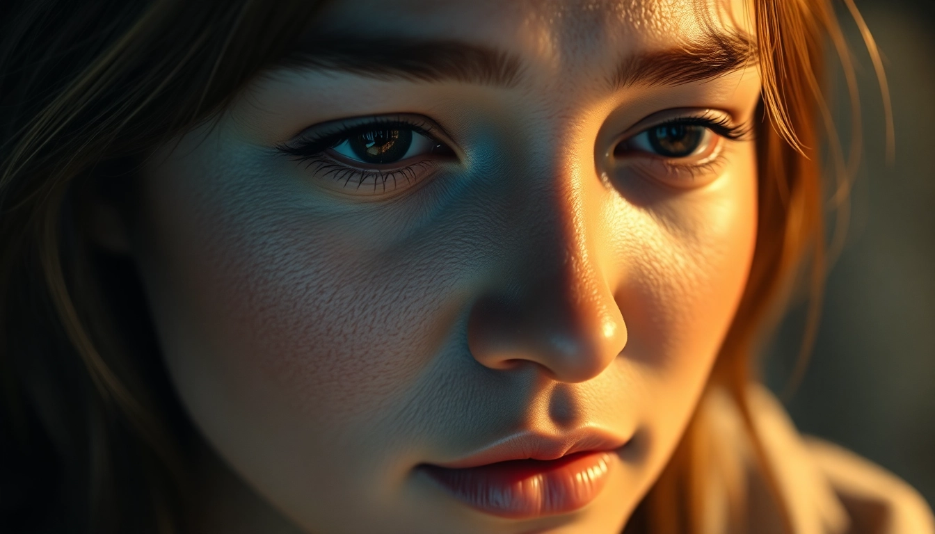Stunning hyper-realistic NSFW AI scene showcasing emotional depth and detailed textures for adult digital art enthusiasts.