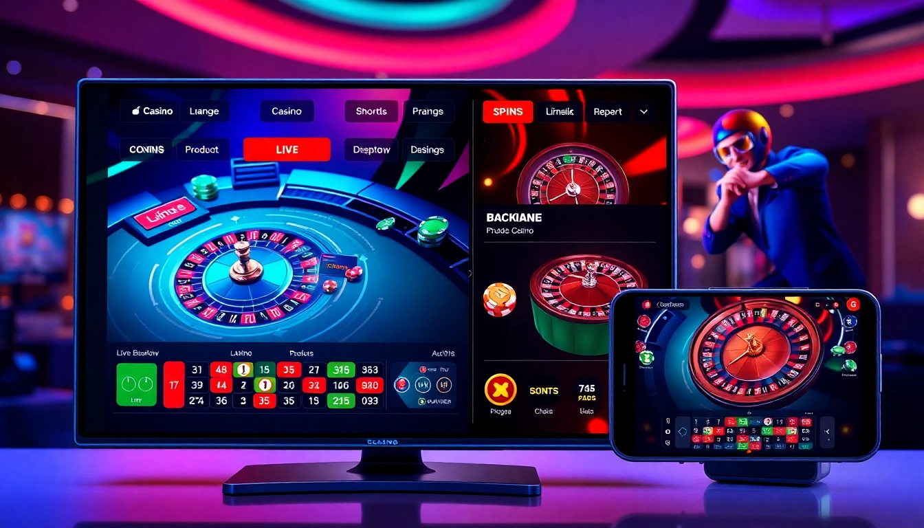 Skilled players enjoying live casino games at Sky Exchange, highlighting real-time betting on roulette and blackjack with vibrant visuals and HD streaming.