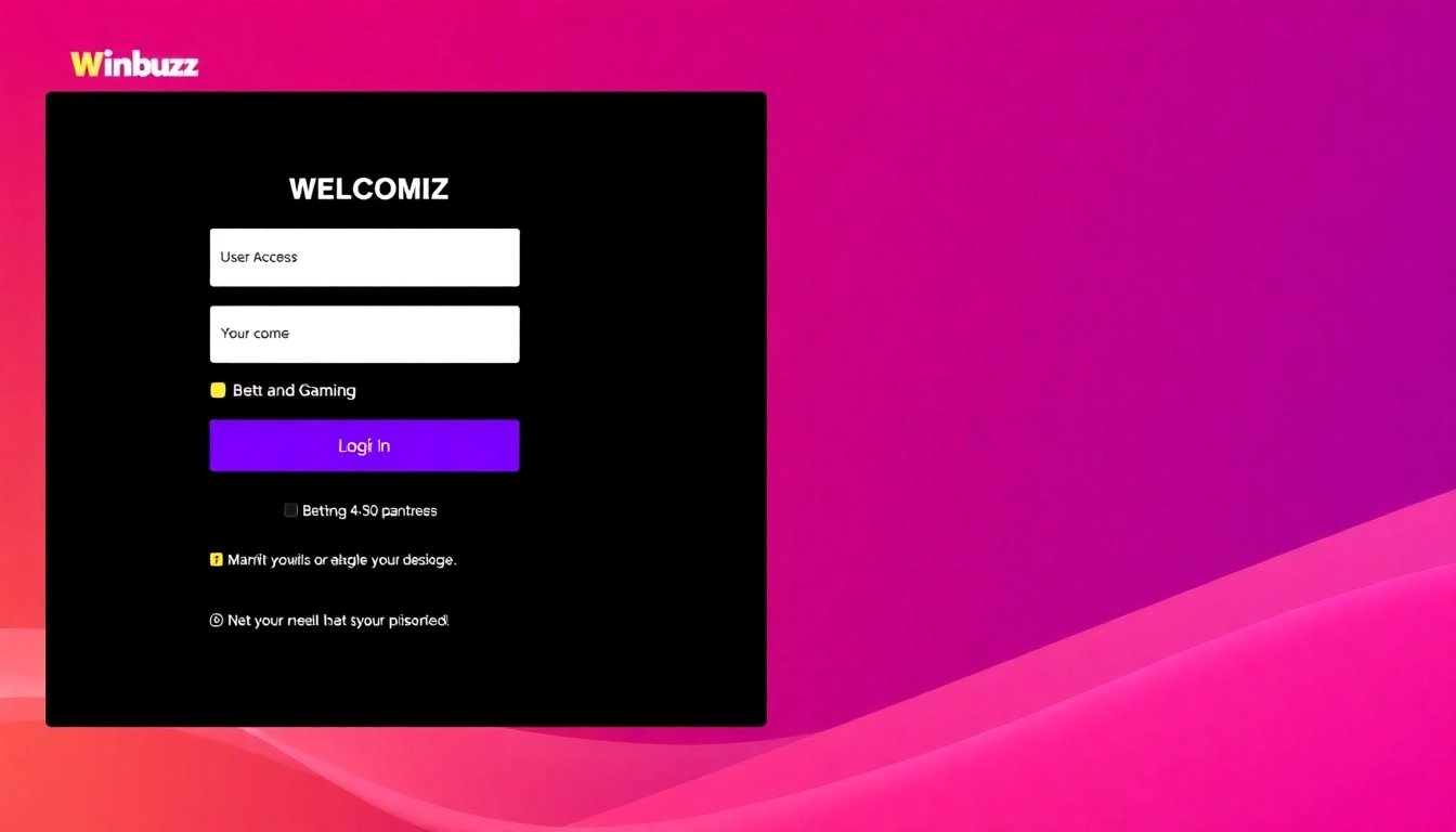 Winbuzz Login Guide: Easy Steps to Access Your Gaming Account Quickly