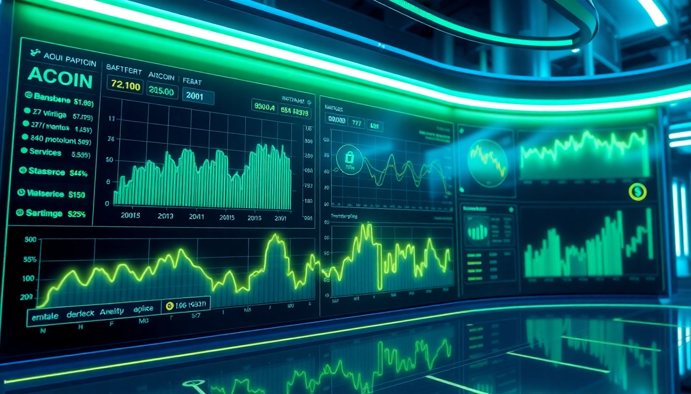 Aicoin market analysis chart showcasing real-time data and trading activity for digital investors